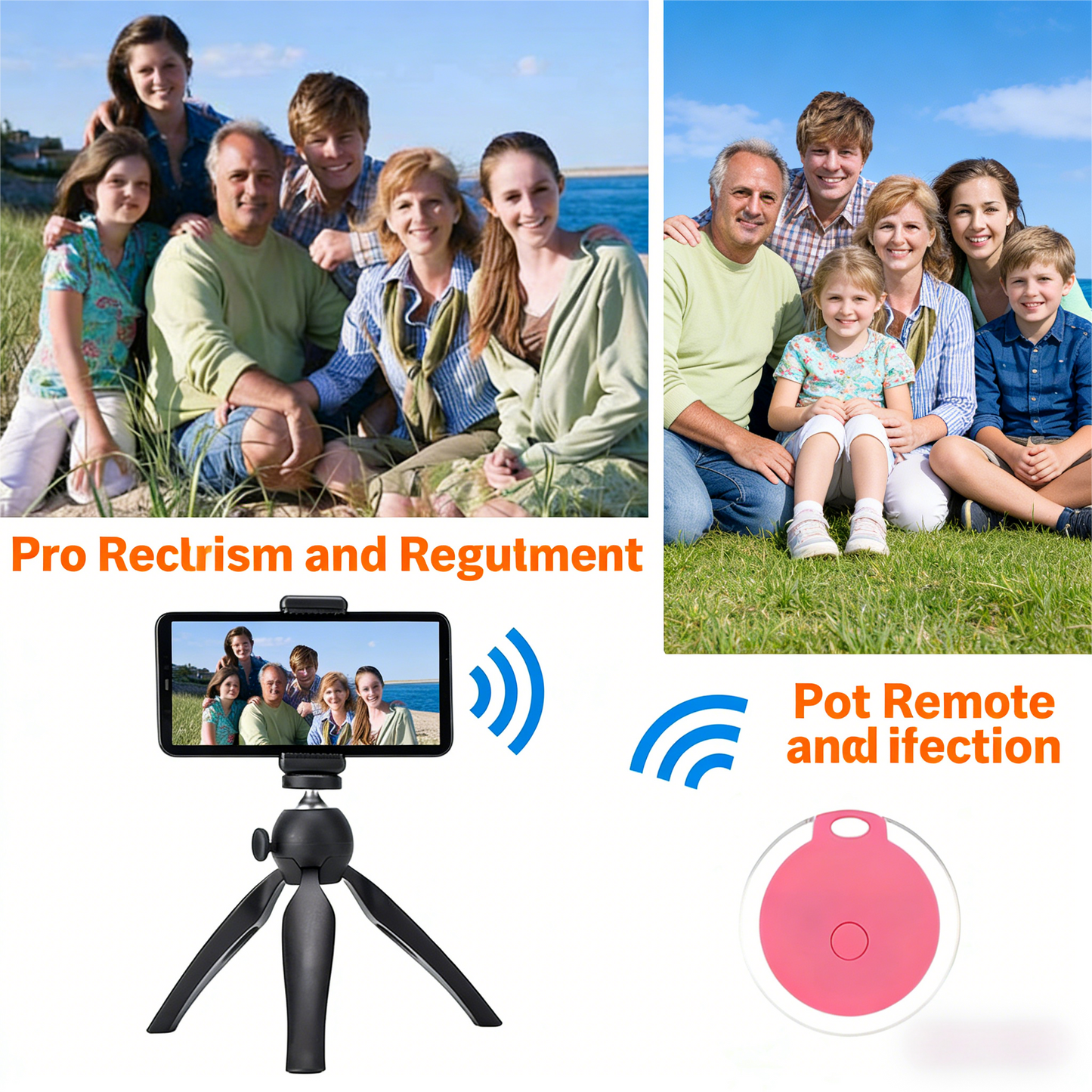 Wireless Smart Anti-Lost Tracker & Remote Shutter