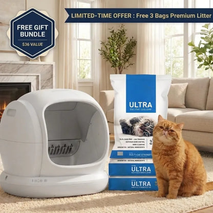 75L Capacity, Full Safety, Silent Operation: The Smart Cat Litter Box You Need!
